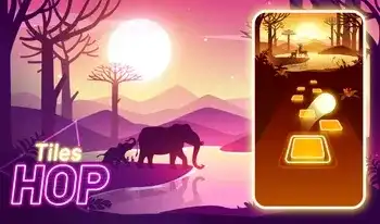 Tiles Hop - free online Casual game at Hubscity