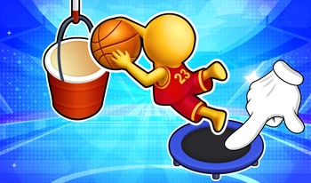 Trampoline Basketball 3D - free online Beauty game at Hubscity